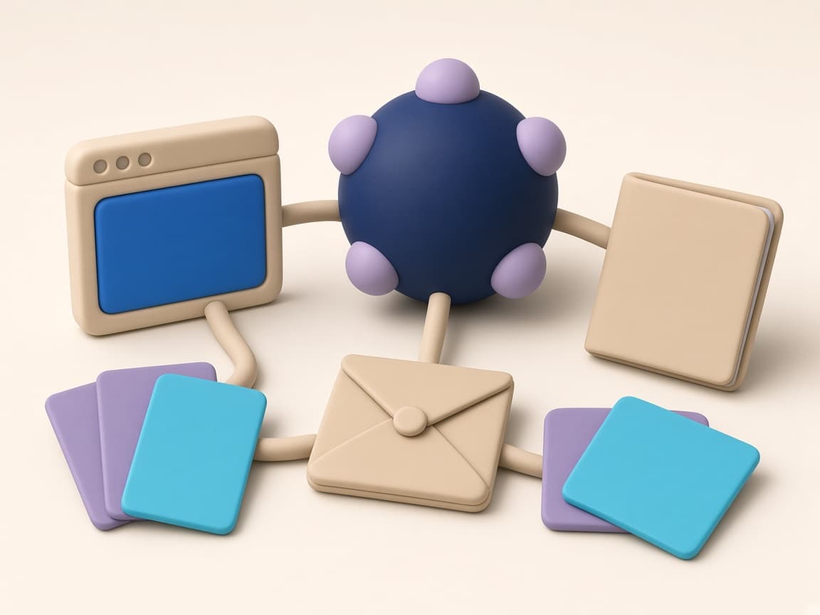 Connected clay workspace for a new business digital setup